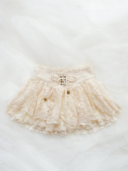 Liz Lisa Cream Lace Corset Skirt