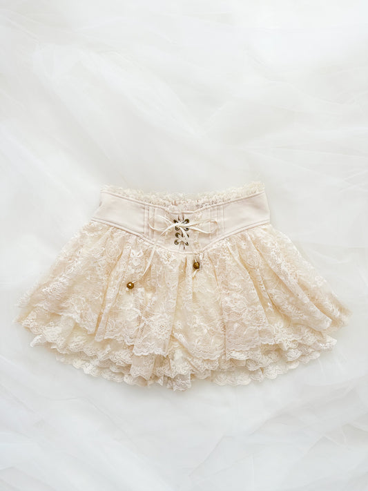Liz Lisa Cream Lace Corset Skirt