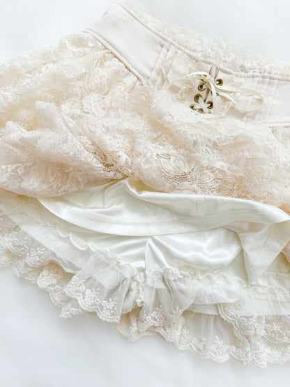 Liz Lisa Cream Lace Corset Skirt