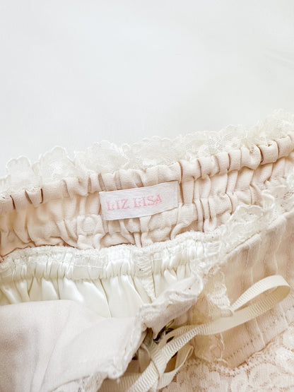 Liz Lisa Cream Lace Corset Skirt