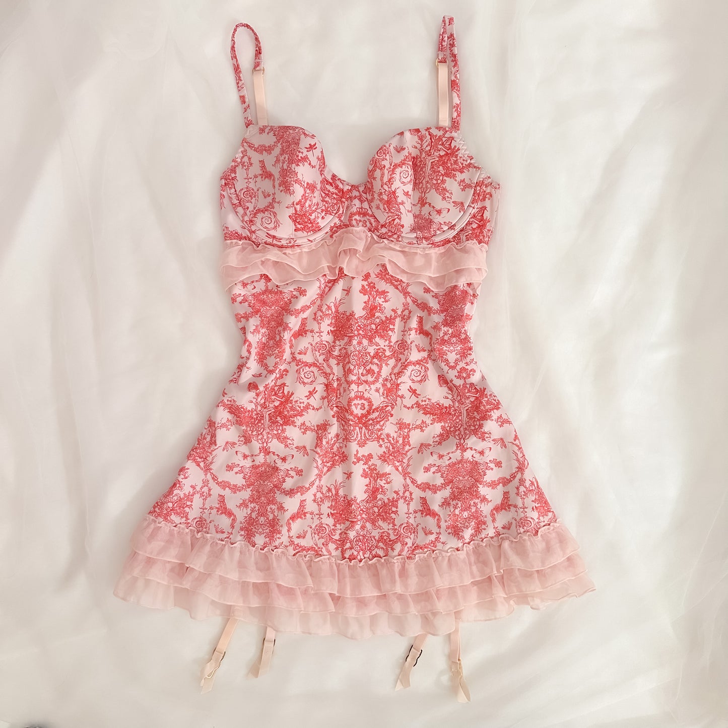 Rare Vintage Victoria's Secret Fairy Print Lingerie