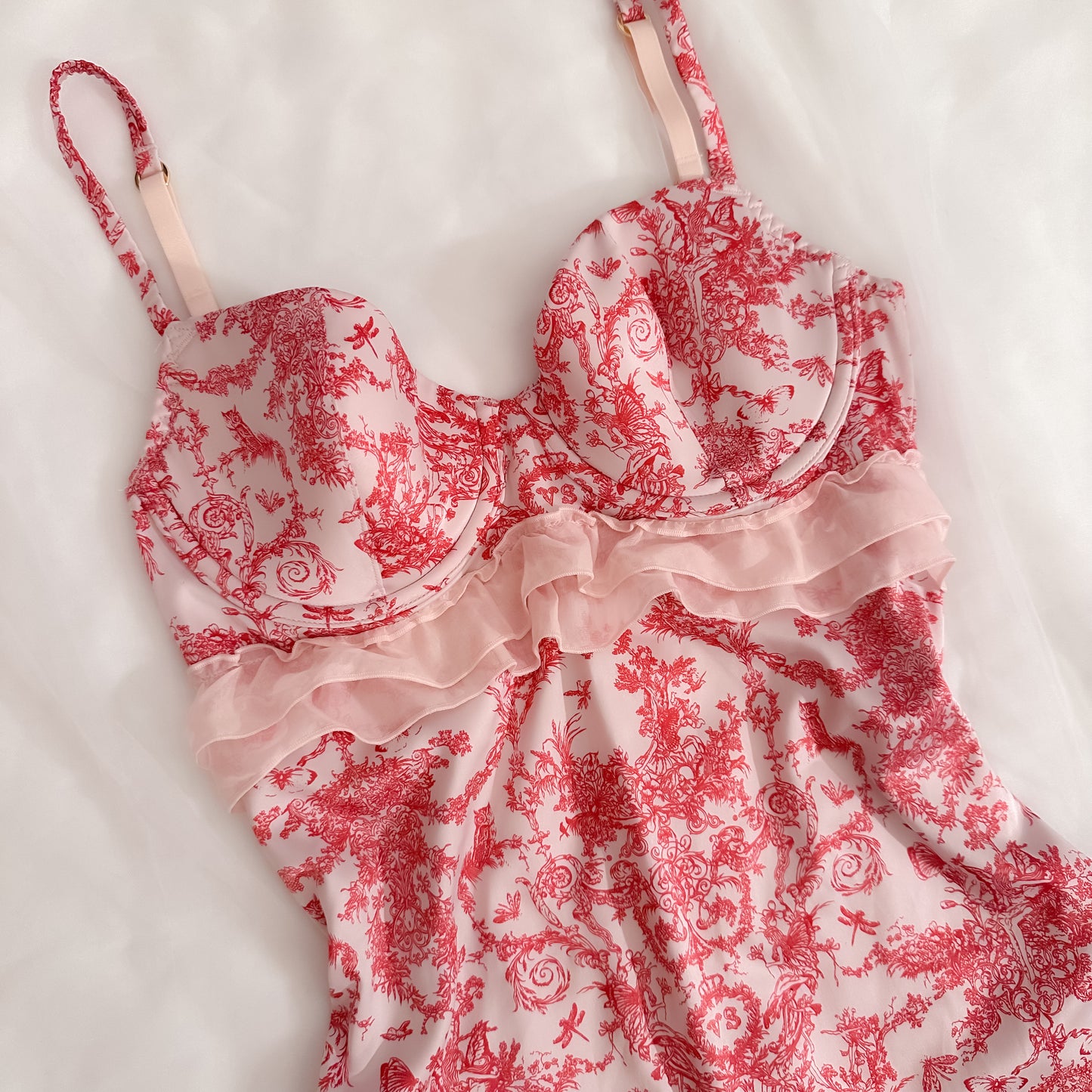 Rare Vintage Victoria's Secret Fairy Print Lingerie