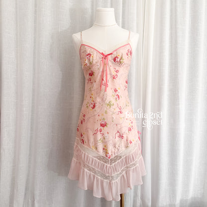 Rare Vintage Floral Slip Dress